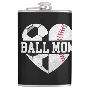 Ball Mama Shirt Herzlich Willkommen bei der Baseba Flachmann