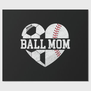 Ball Mama Shirt Herzlich Willkommen bei der Baseba Geschenkpapier