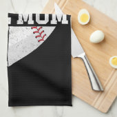 Ball Mama Shirt Herzlich Willkommen bei der Baseba Geschirrtuch (Viertel Falte)