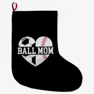 Ball Mama Shirt Herzlich Willkommen bei der Baseba Großer Weihnachtsstrumpf
