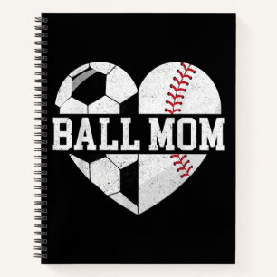 Ball Mama Shirt Herzlich Willkommen bei der Baseba Notizblock