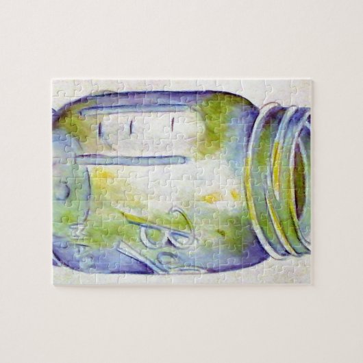 Ball Mason Jar Puzzle (Horizontal)