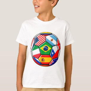 Ball mit Flaggen T-Shirt