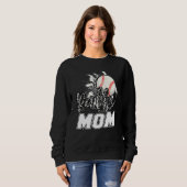 Ball Mom Cheetah Baseball Softball Mama Women Moth Sweatshirt (Vorne ganz)