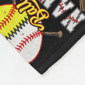 Ball Nanny Softball Baseball Liebhaber Funny Fleecedecke (Ecke)