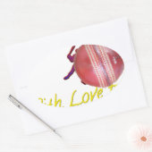 Ball NEWZEALAND Ovaler Aufkleber (Umschlag)