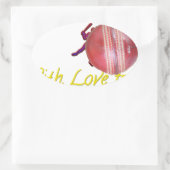 Ball NEWZEALAND Ovaler Aufkleber (Tasche)