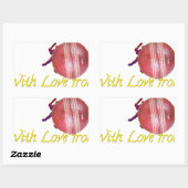 Ball NEWZEALAND Rechteckiger Aufkleber (Blatt)