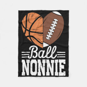 Ball Nonnie Basketball Fußball Spielball Sport Lov Fleecedecke