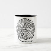 Ball o Garn Zweifarbige Tasse (Mittel)