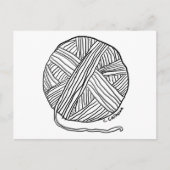 Ball o' Yarn Postkarte (Vorderseite)
