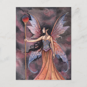 Ball of Fire Fairy Postcard von Molly Harrison Postkarte