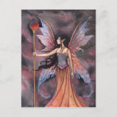 Ball of Fire Fairy Postcard von Molly Harrison Postkarte (Vorderseite)