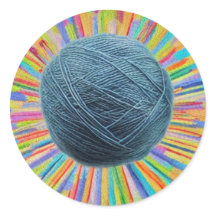 Ball of Wool Sticker