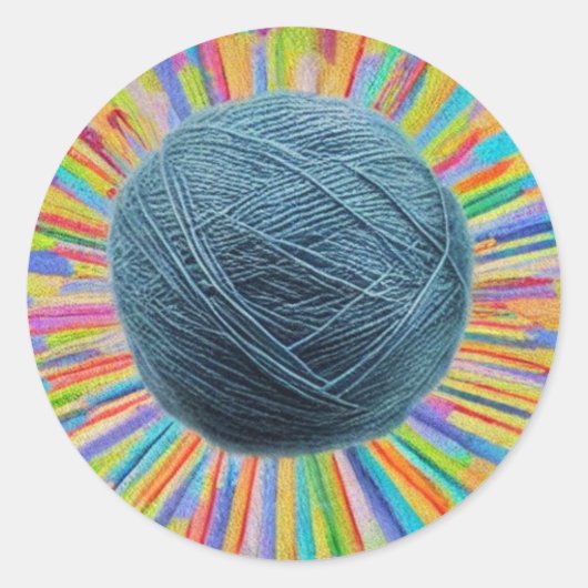 Ball of Wool Sticker (Vorderseite)