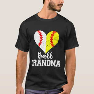 Ball Oma Funny Baseball Softball Grandma T-Shirt