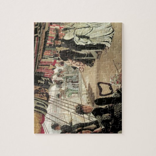 Ball on Shipboard von James Tissot, Viktorianisch  Puzzle (Vertikal)