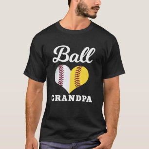Ball Opa Baseball Softball USA Sportgroßtat T-Shirt