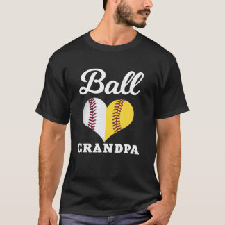 Ball Opa Baseball Softball USA Sportgroßtat T-Shirt