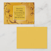 Ball Ornament Dankeschön Karte (Vorne/Hinten)