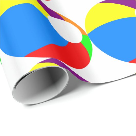 Ball-Papier Geschenkpapier (Rolleneckpunkt)