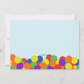 Ball Pit Party Einladung (Rückseite)