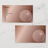 Ball-Profildatenkarte Visitenkarte (Vorne/Hinten)