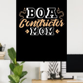 Ball Python Constrictor Mama Poster (Heimbüro)