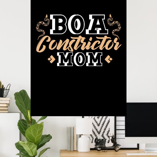 Ball Python Constrictor Mama Poster (Heimbüro)