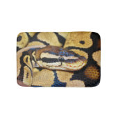 Ball Python, Gelber Bauch, gekratzt in Ball Badematte (Vorderseite)
