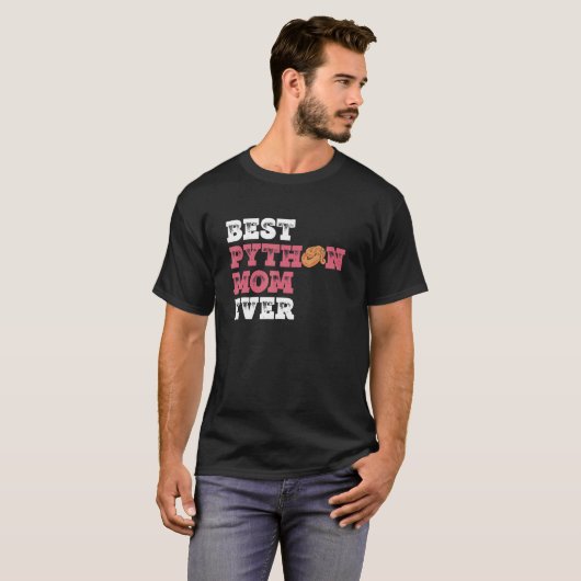 Ball Python Mama Banana Ball Python Eigentümer T-Shirt (Vorne ganz)