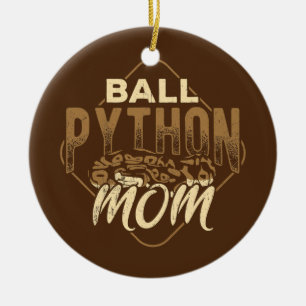 Ball python Mama Reptile Spezies giftige Schlange Keramik Ornament