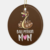 Ball Python Mama Snake Ball Python Keramik Ornament (Links)