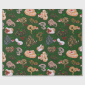 Ball Python Morph Holiday Geschenkpapier (Flach)