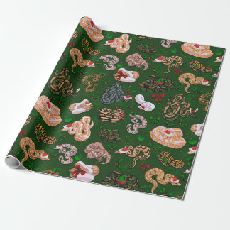 Ball Python Morph Holiday Geschenkpapier