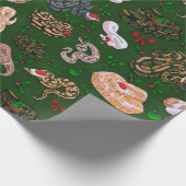 Ball Python Morph Holiday Geschenkpapier (Ecke)