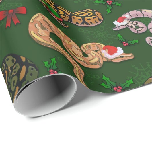 Ball Python Morph Holiday Geschenkpapier (Rolleneckpunkt)