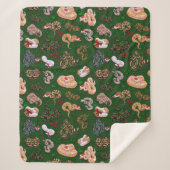 Ball Python Morph Holiday Green Sherpadecke (Vorderseite)