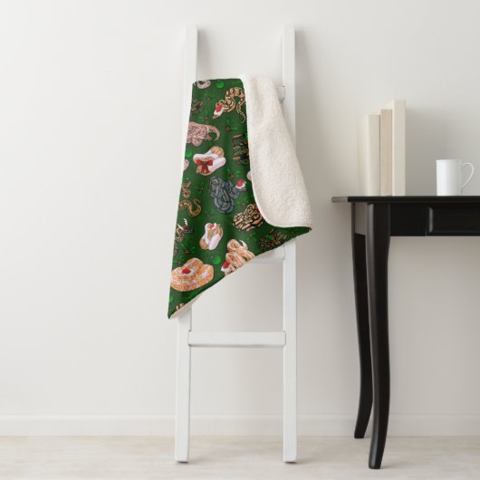 Ball Python Morph Holiday Green Sherpadecke (Beispiel)