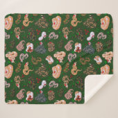 Ball Python Morph Holiday Green Sherpadecke (Vorderseite (Horizontal))