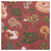 Ball Python Morph Holiday Red Stoff (Muster)