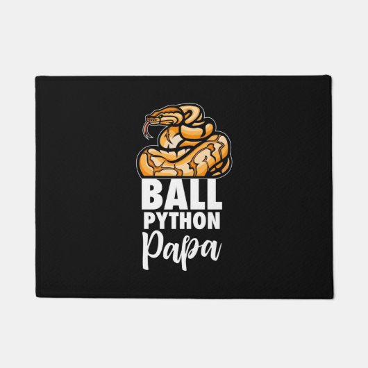 Ball Python Papa Fußmatte (Vorderseite)