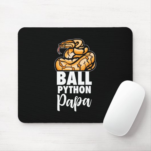 Ball Python Papa Mousepad (Mit Mouse)
