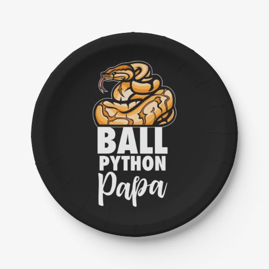 Ball Python Papa Pappteller (Vorderseite)