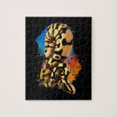Ball Python Rainbow Color Jigsaw Puzzle (Vertikal)