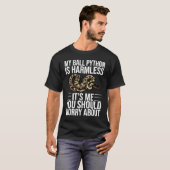 Ball Python Schlange Männer Frauen T-Shirt (Vorne ganz)