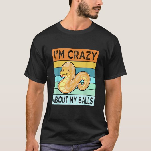 Ball Python Shirt Schlange Mama Vater für Männer F (Vorderseite)