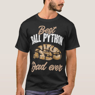 Ball Python Snake Best Ball Python Vater Ever T-Shirt