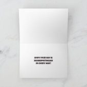 Ball Python Snake, Brown und Tan Personalisiert Karte (Innenseite)