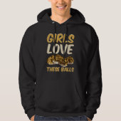 Ball Python Snake Girls Love These Balls Hoodie (Vorderseite)